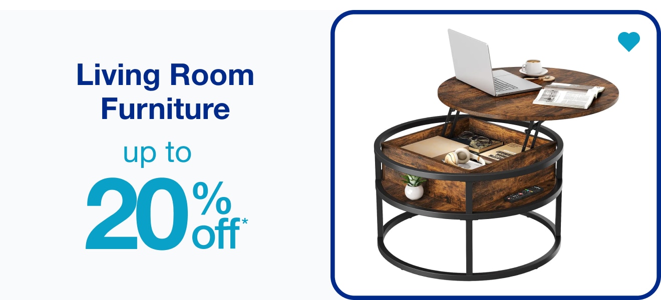 Living Room Furniture Up to 20% Off — Shop Now!