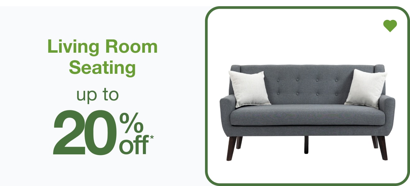 Living Room Seating Up to 20% Off — Shop Now!