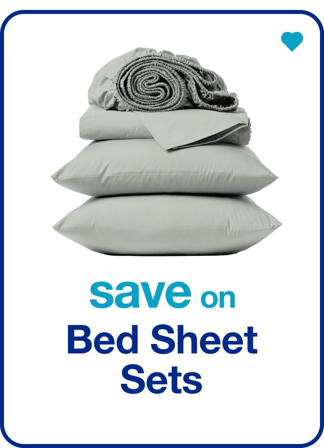 save on Bed Sheet Sets