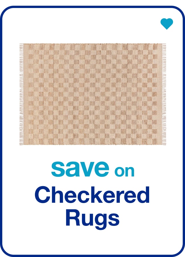 Checkered Rugs — Shop Now!