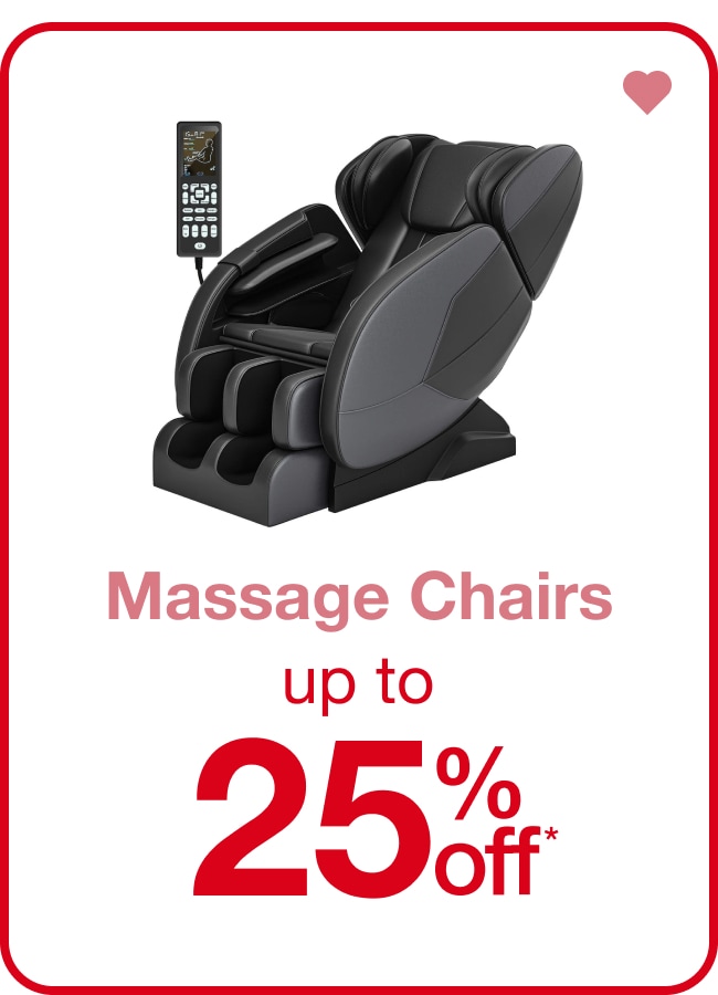 Massage Chairs Up to 25% Off* — Shop Now!