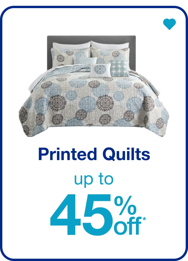Printed Quilts — Shop Now!
