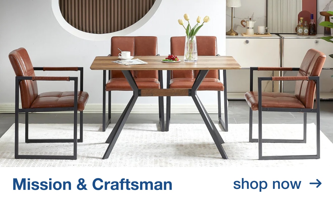 Mission & Craftsman Dining Furniture — Shop Now!