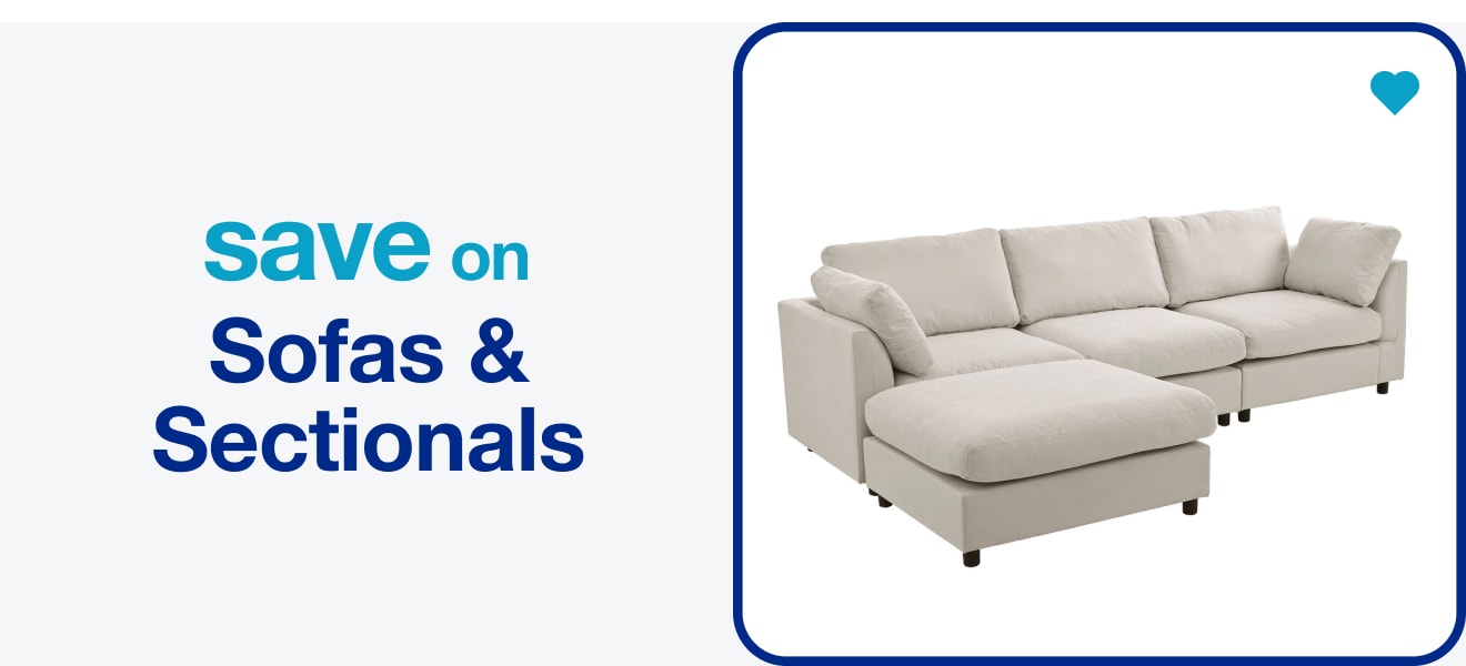 save on sofas & sectionals