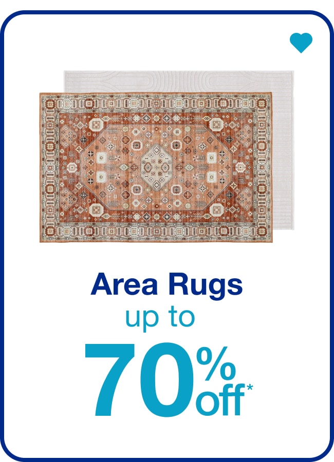 Up to 70% Off Area Rugs — Shop Now!
