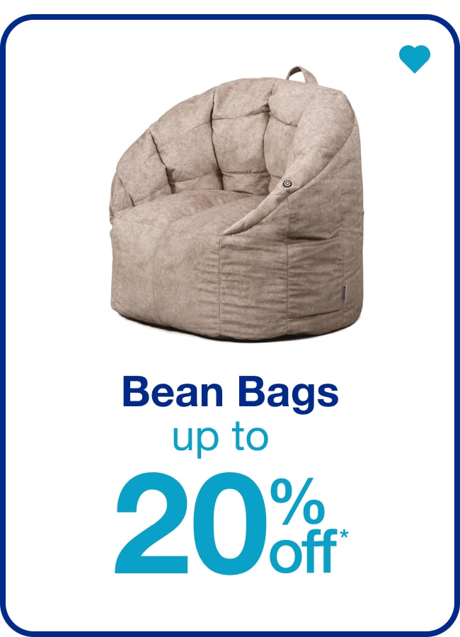 Bean Bags Up to 20% off — Shop Now!