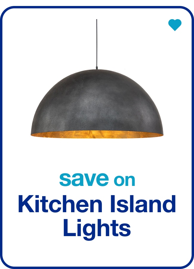 save on kitchen island lights