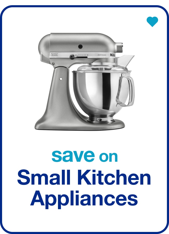 save on small kitchen appliances