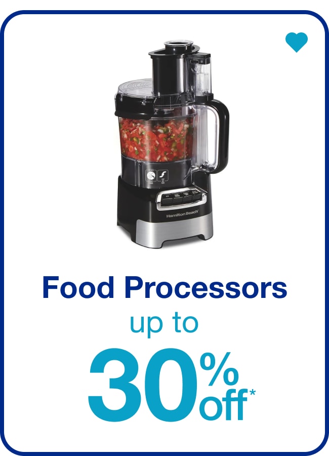 Food Processors Up To 30% Off — Shop Now!