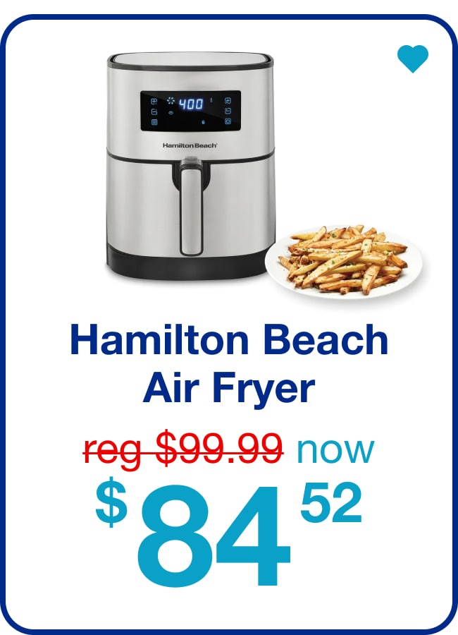 Hamilton Beach Air Fryer now $84.99 — Shop Now!