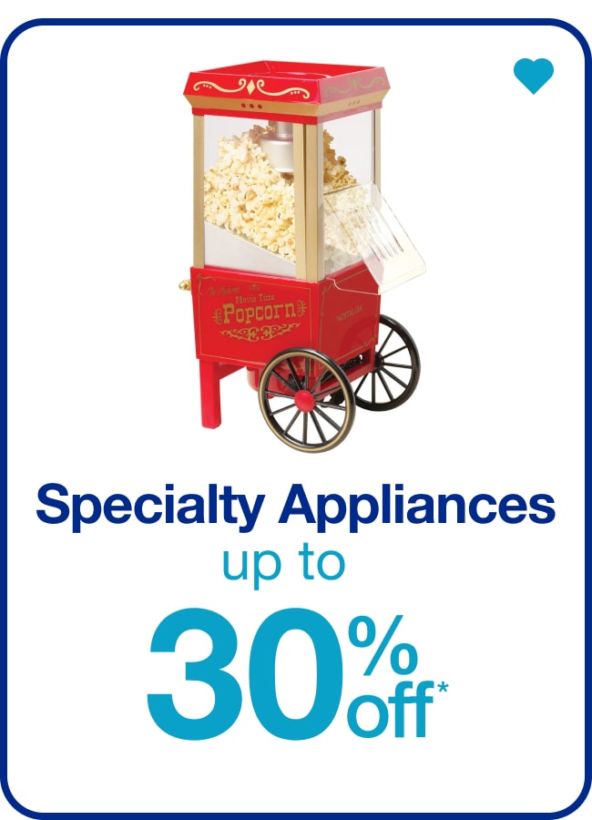 Specialty Appliances — Shop Now!