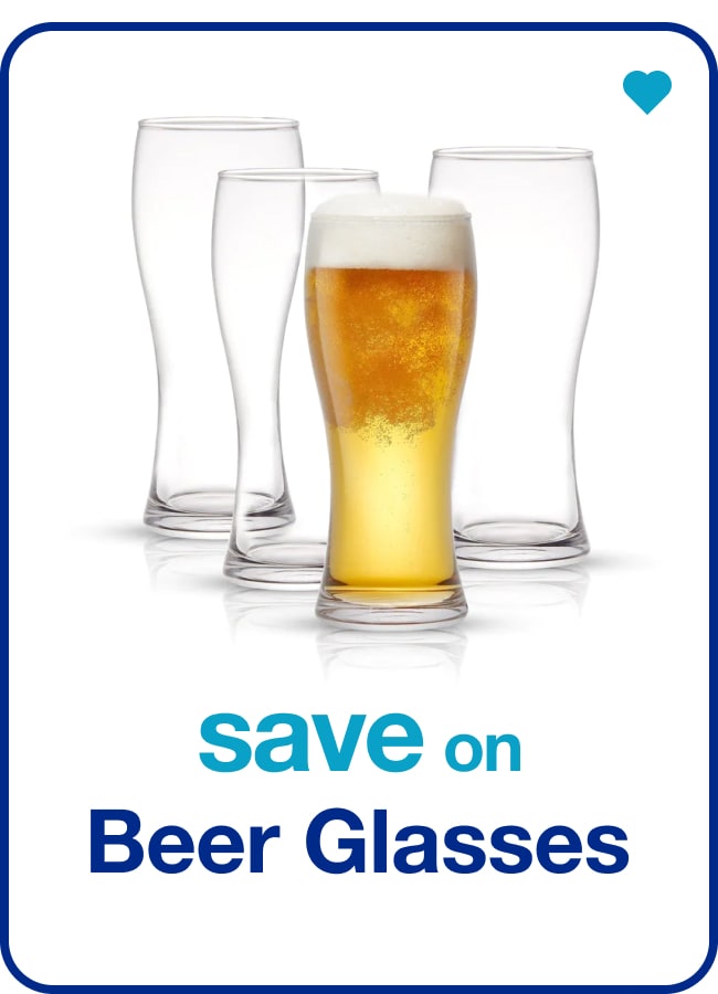 save on beer glasses