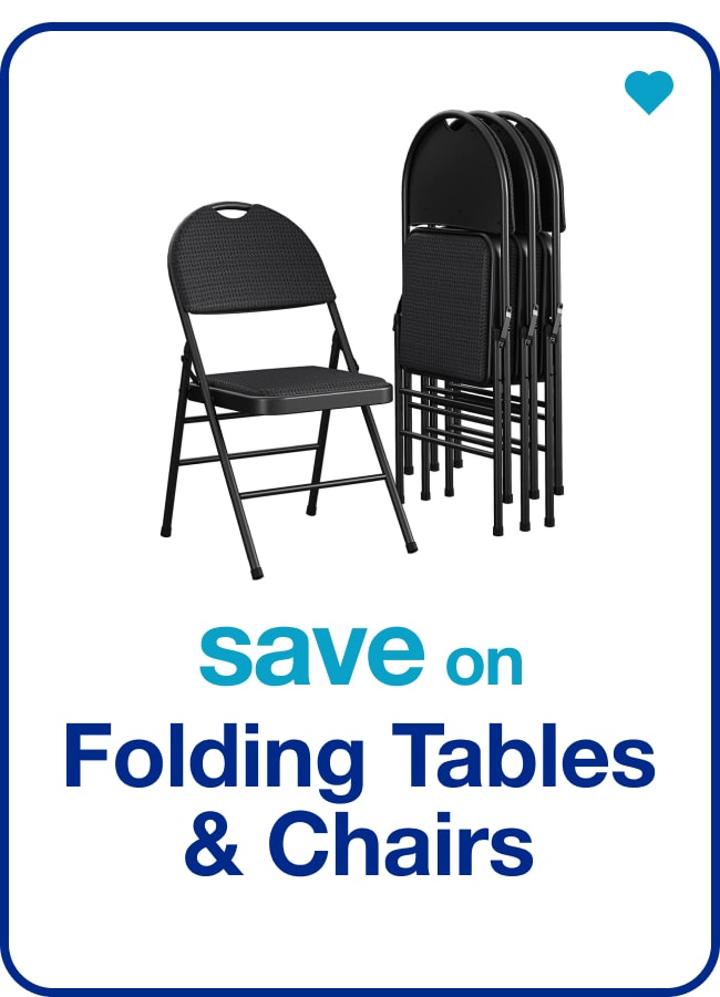 save on folding tables & chairs