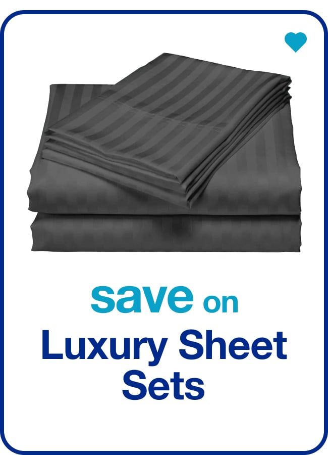 save on Luxury Sheet Sets