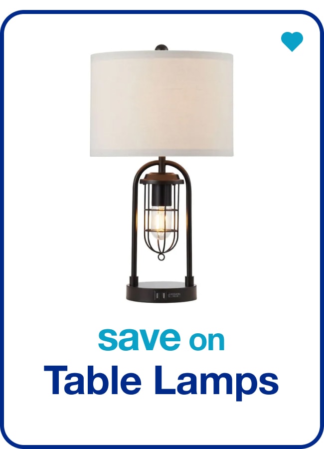 save on table lamps