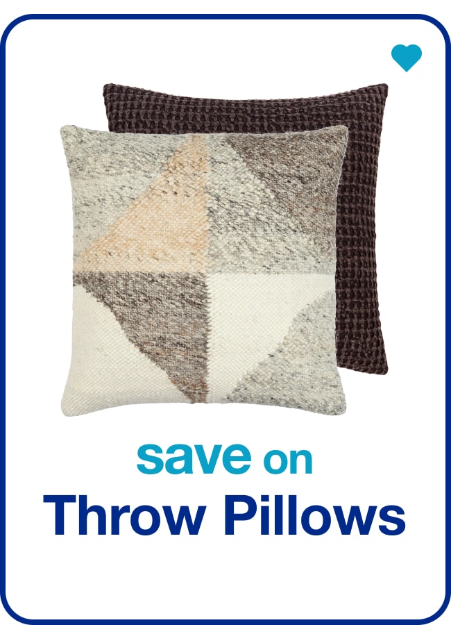 save on throw pillows