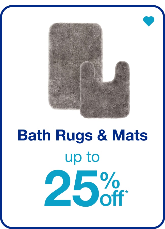 Bath Rugs and Mats — Shop Now!