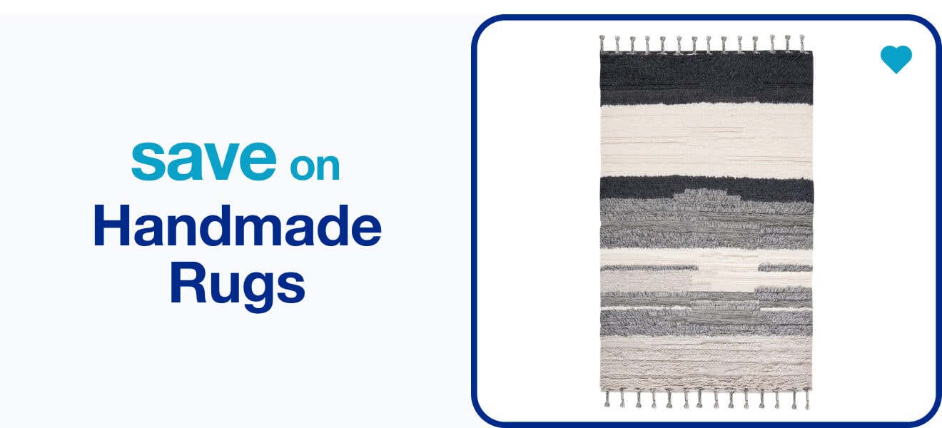 Save on handmade rugs — Shop Now!