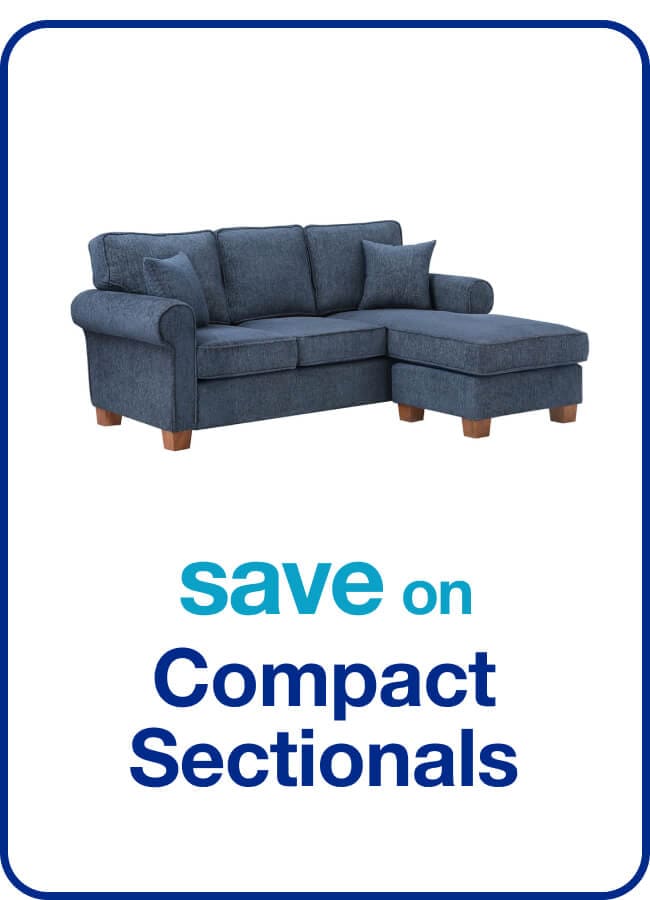 Compact Sectionals — Shop Now!