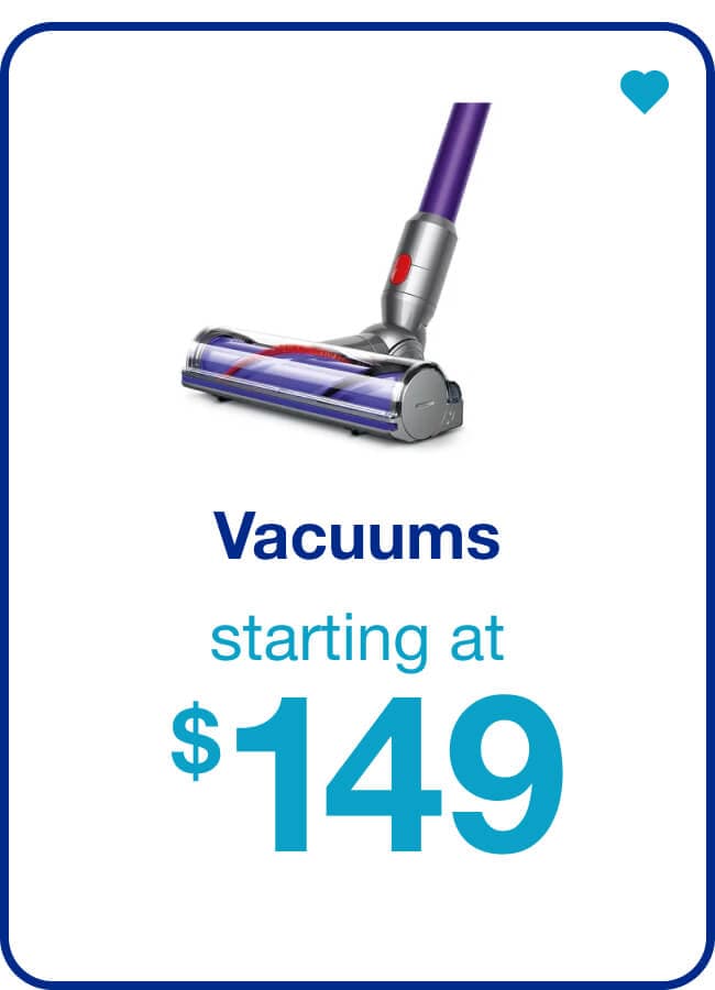 Vacuums — Shop Now!