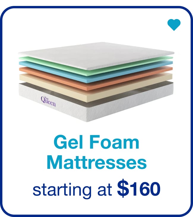 Gel Foam Mattresses — Shop Now!