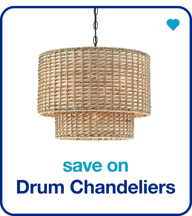 save on drum chandeliers