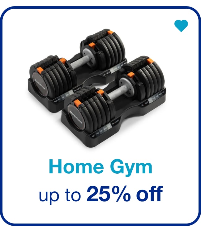 Home Gym Up to 25% Off