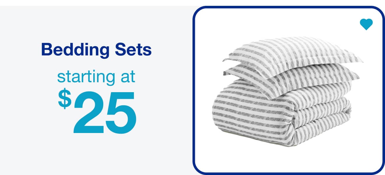 Bedding Sets Starting at $25 — Shop Now!