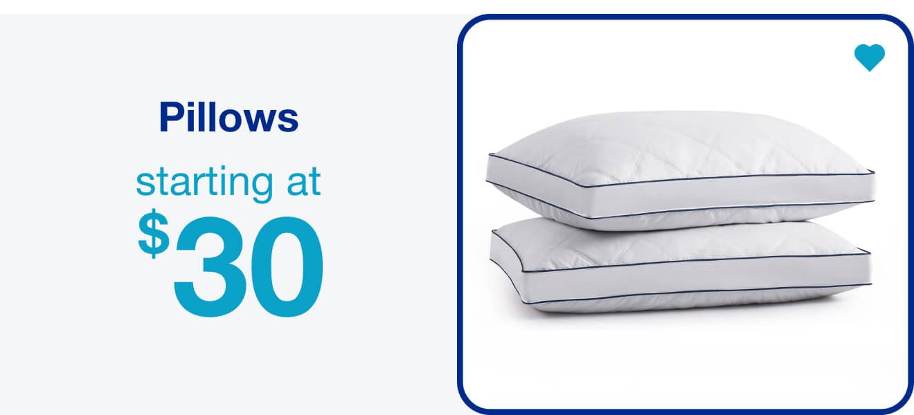 Pillows Starting at $30 — Shop Now!