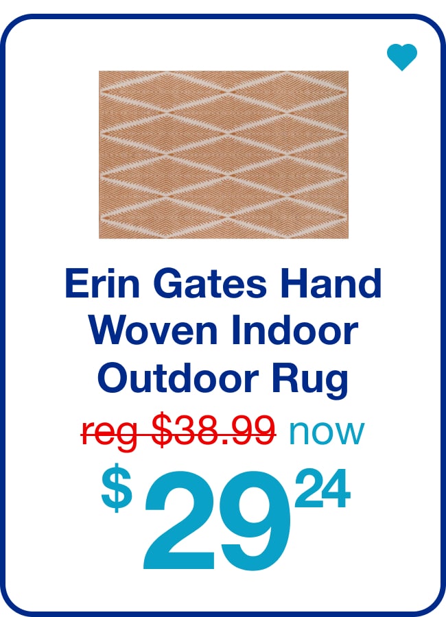 Erin Gates by Momeni River Beacon Hand Woven Indoor Outdoor Rug — Shop Now!