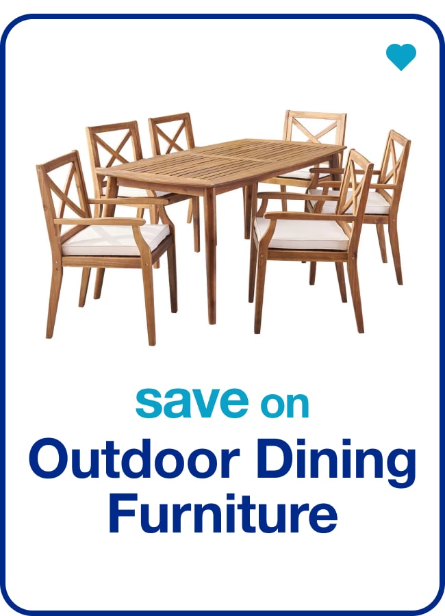 save on outdoor dining furniture