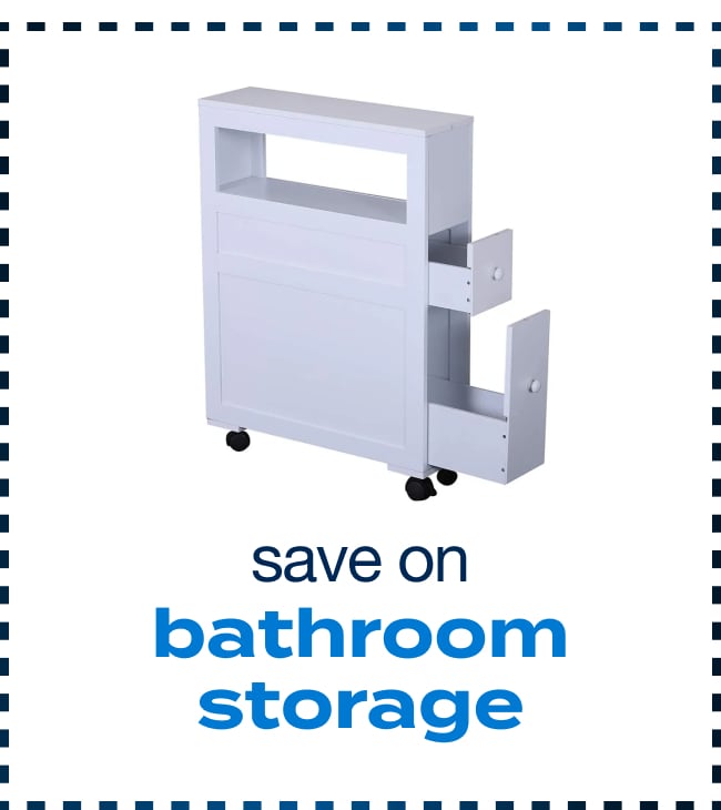 Save on Bathroom Storage