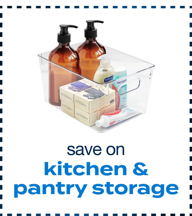 Save on Kitchen & Pantry Storage