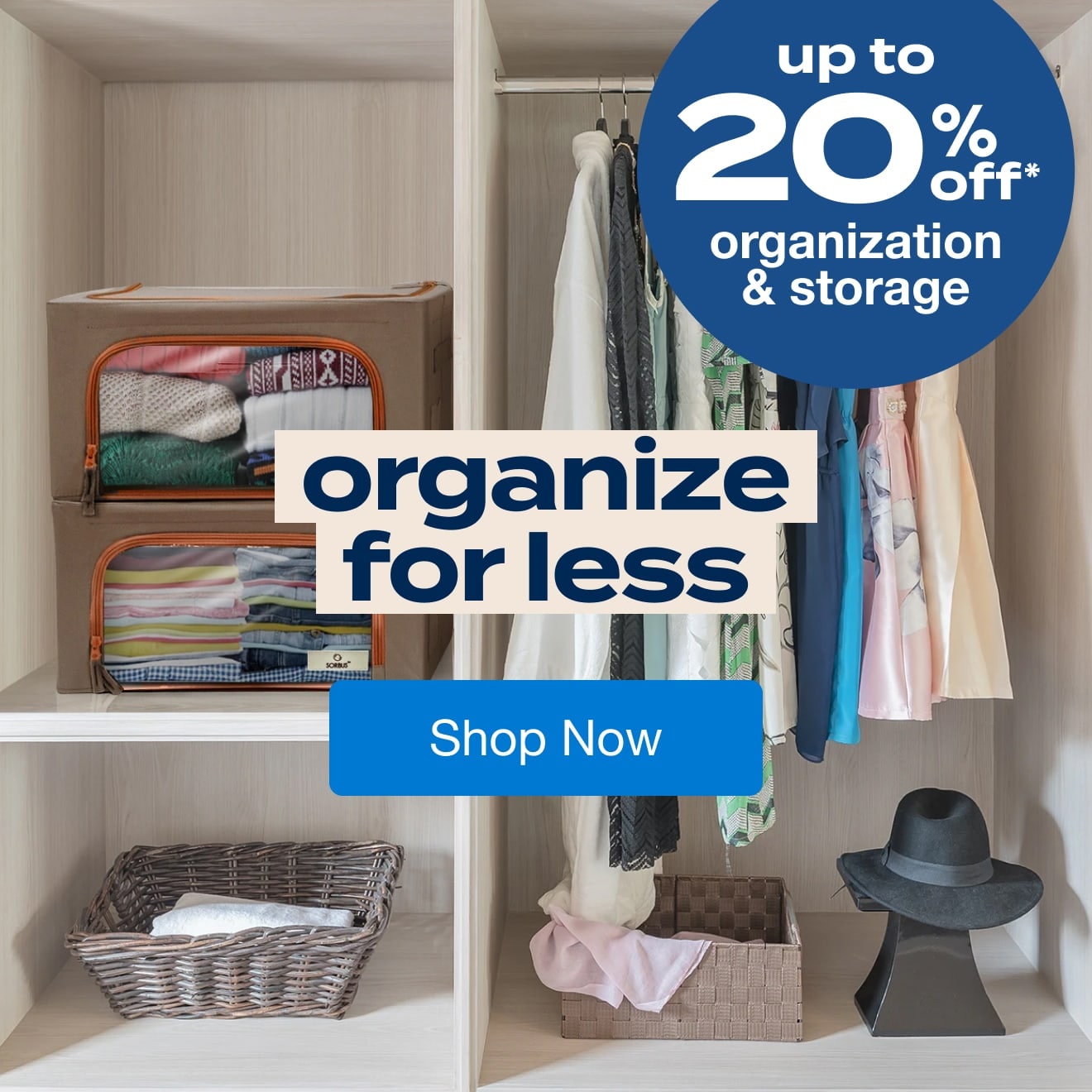 Organize for Less - Shop Now