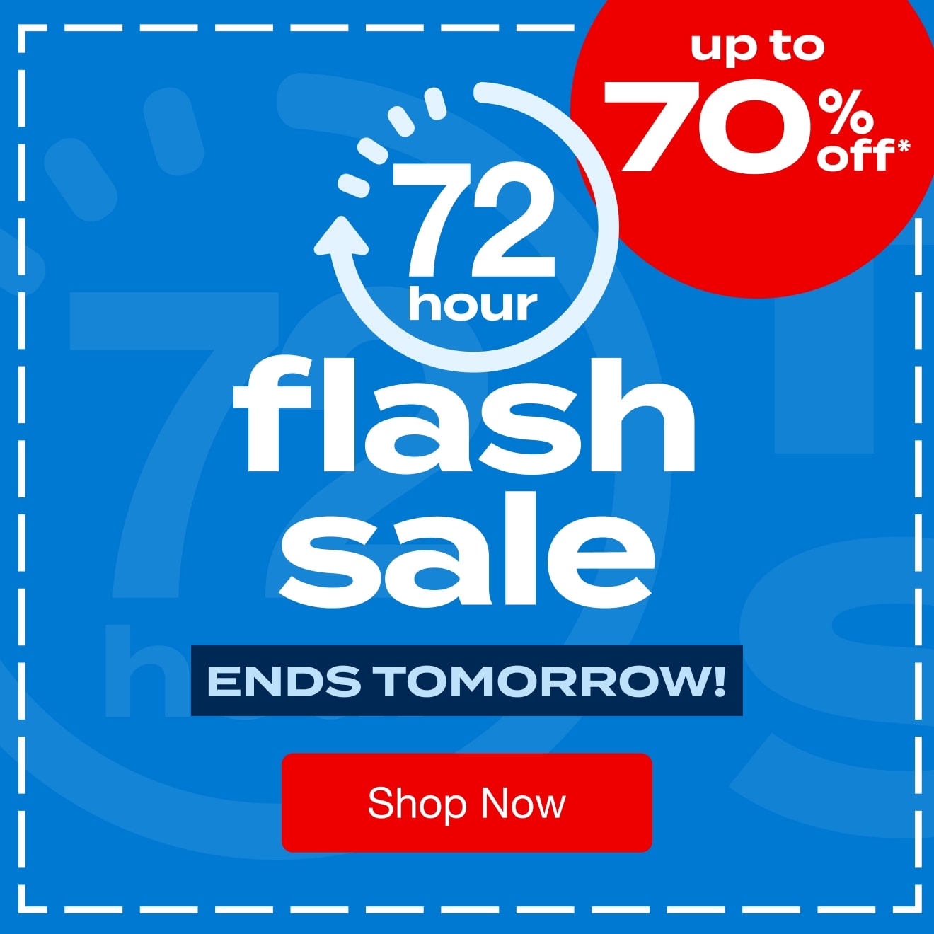 72 Hour Flash Sale