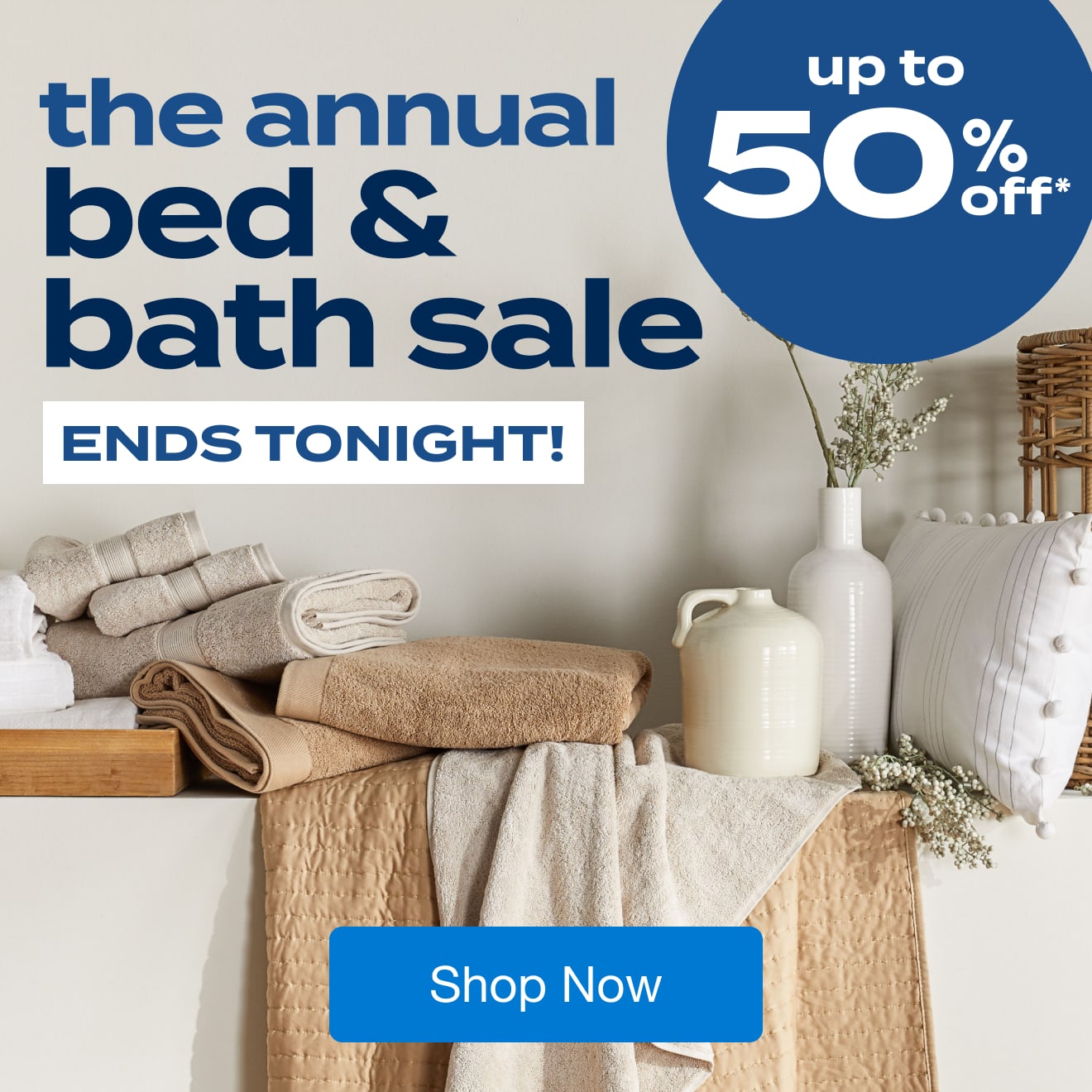 Annual Bed & Bath Sale