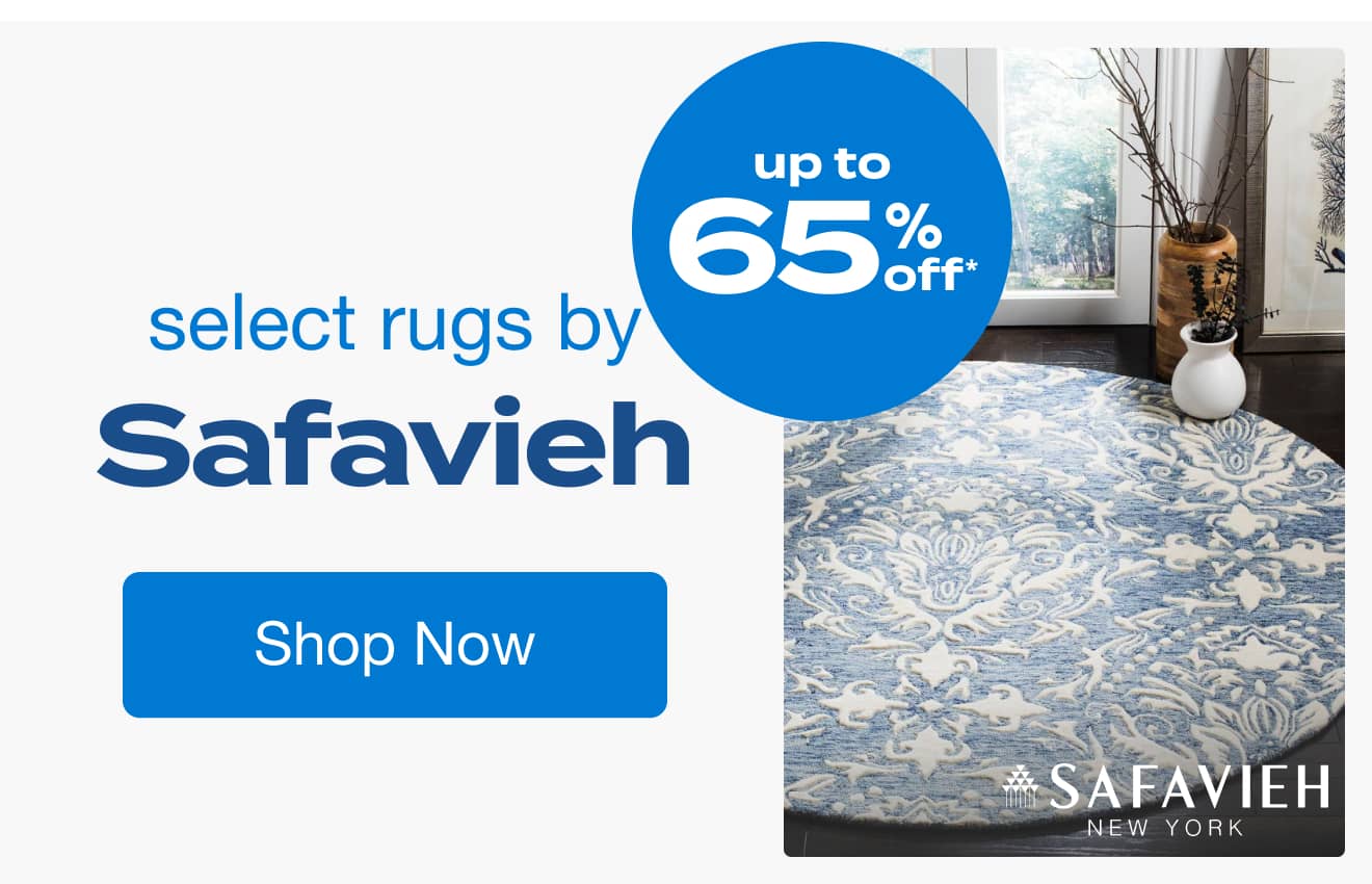 UP TO 65% OFF Select Rugs by Safavieh*