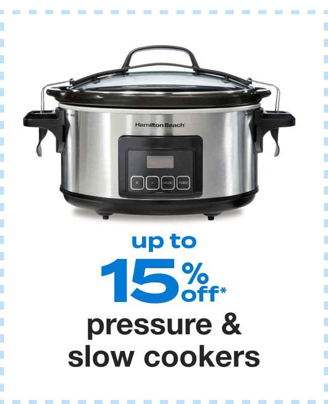 Pressure & Slow Cookers