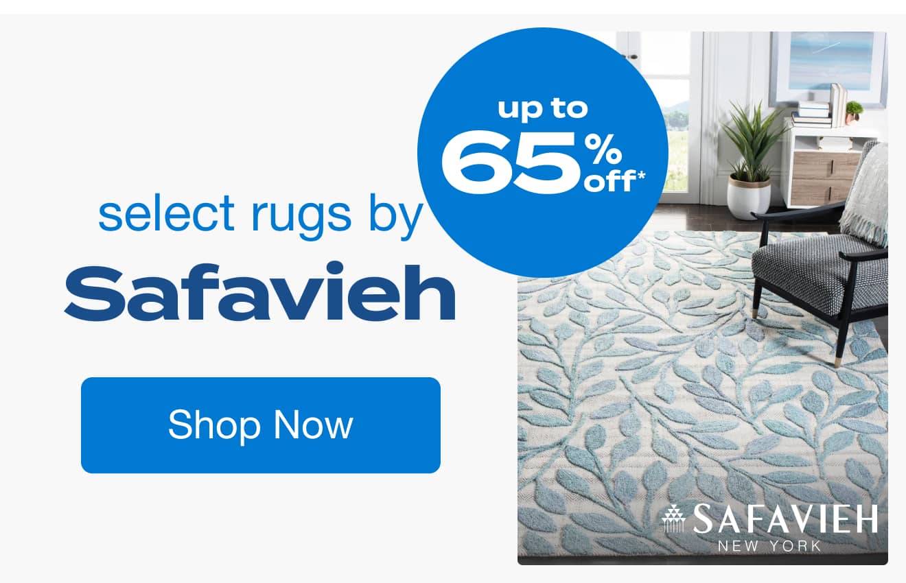 UP TO 65% OFF Select Rugs by Safavieh