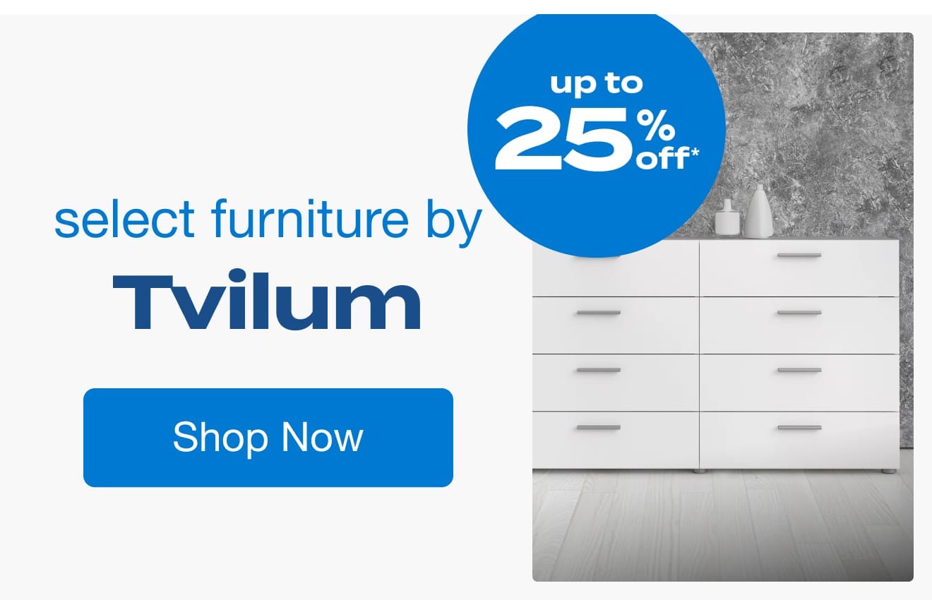 UP TO 25% OFF Select Furniture by Tvilum