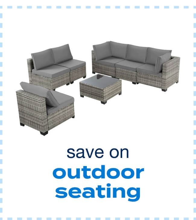 Outdoor Seating - Shop Now