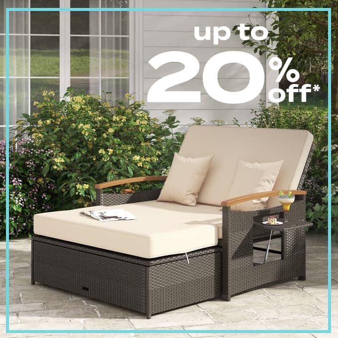 up to 20% off*