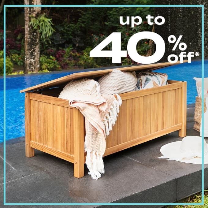 up to 40% off*