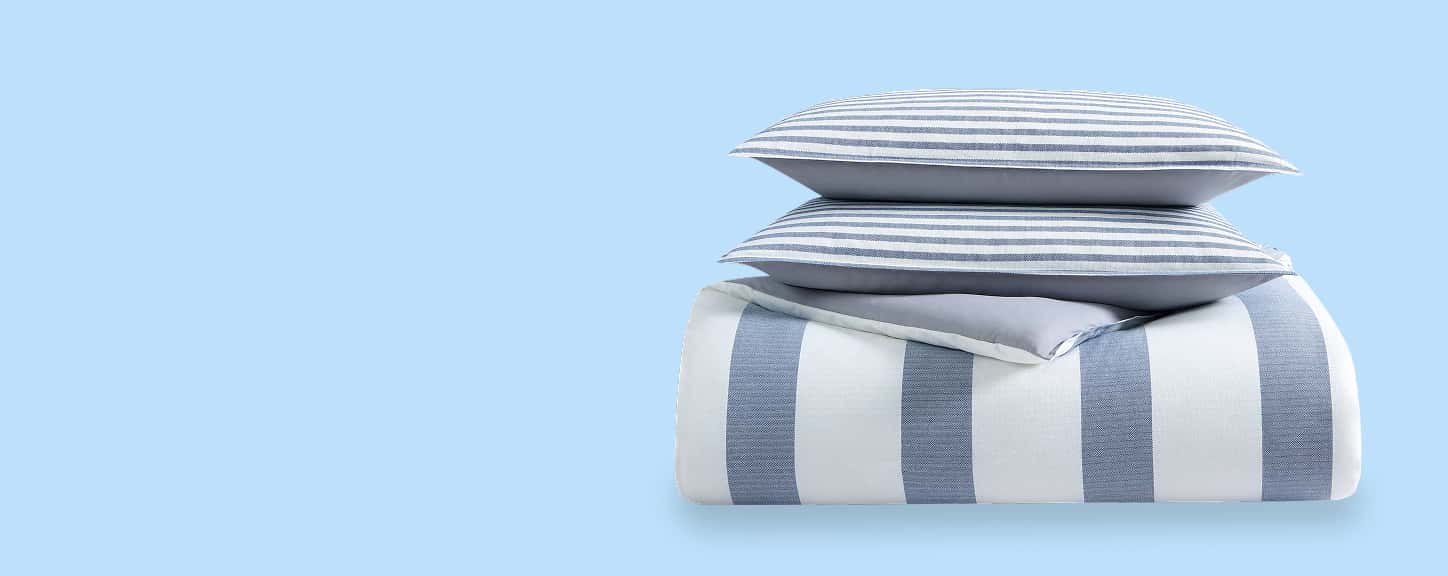 bedding refresh up to 20% off* shop now.