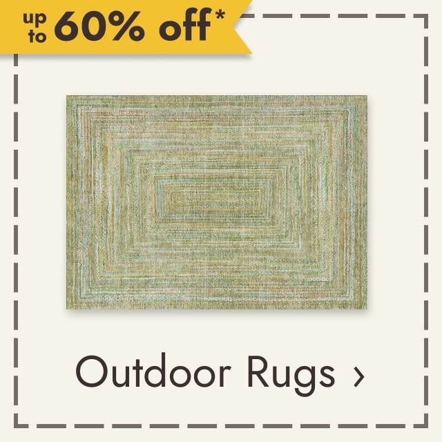Outdoor Rugs. up to 60% off*