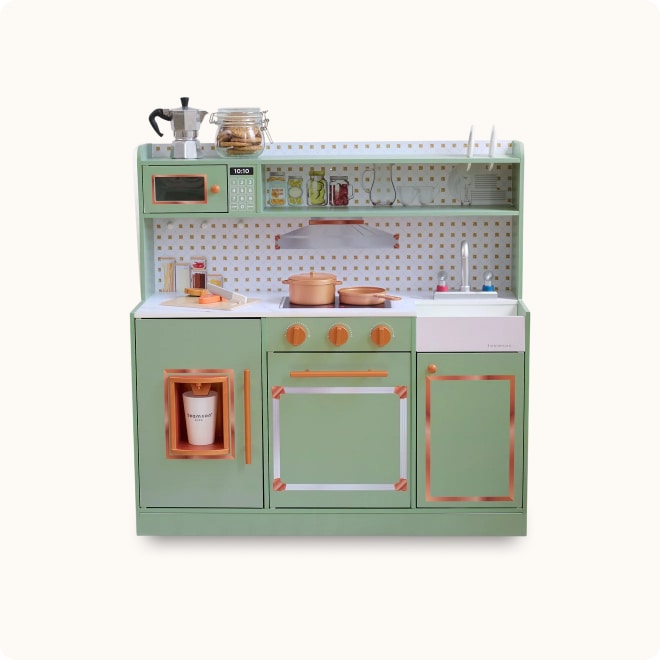 Teamson Kids Wooden Pretend Play Kitchen Toy Set