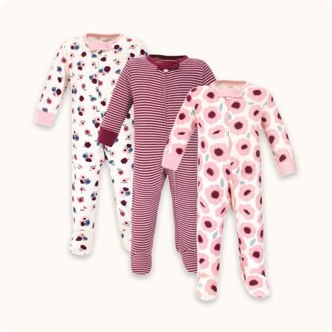 Touched by Nature Baby Girl Organic Cotton Zipper