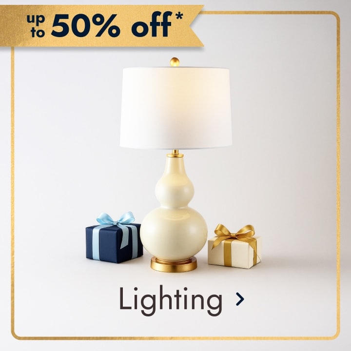 up to 50% off* Lighting.