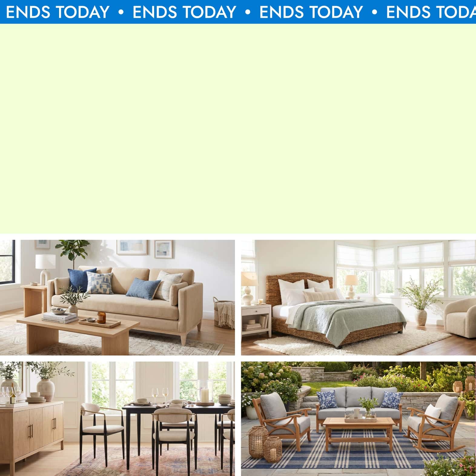 72-Hour Furniture Flash Sale. up to 50% off*. Ends Today. Furniture for every room, all on sale. Save Now.