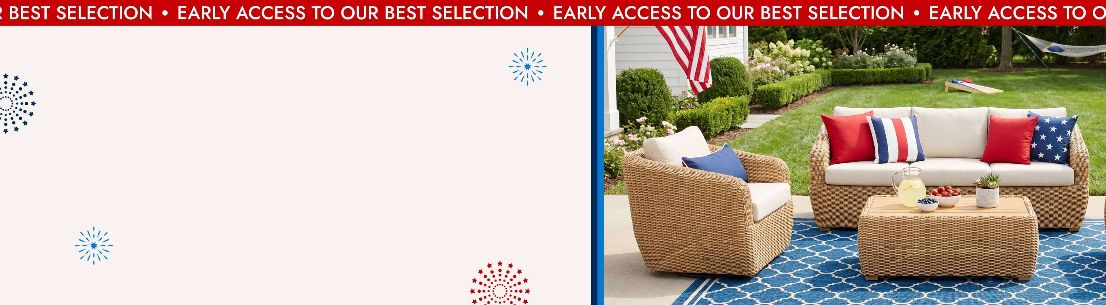 Beyond Big Memorial Day Sale. up to 60% off*. Early access to our best selection. Get a head start on holiday savings. Save Now.